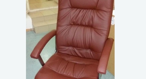 Обтяжка офисного кресла. Андреаполь